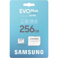 Micro SD Card 256GB Samsung Evo Plus micro SDXC Class 10 Camera Memory 160MB/s