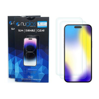 2x Screen Protector Nuglas Tempered Crystal Clear Glass For iPhone 16 Pro Max