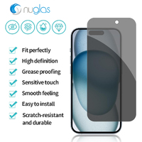 2X Screen Protector Nuglas 2.5D Privacy Anti-Spy Glass For iPhone 16 Pro