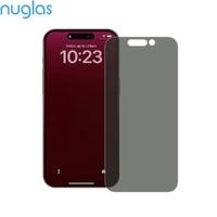 Nuglas Screen Protector Full Cover Privacy Tempered Glass iPhone 15 Pro Max/15 Plus/ iPhone 16 Plus