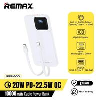 Power Bank REMAAX Suji Series PD20W+QC22.5W Fast Charging 10000mAh RPP-500 White